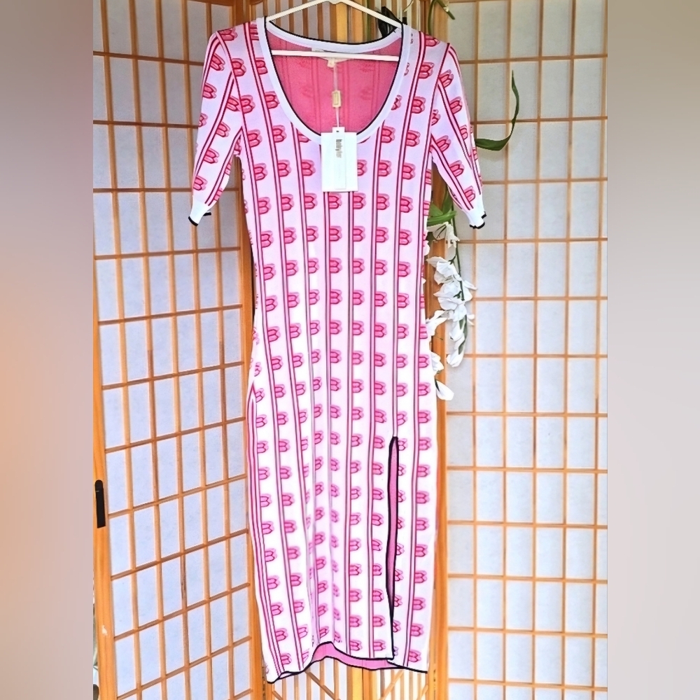 NWT Babylon collection Italia Dress sz IT 42 Elastic/stretch with logo